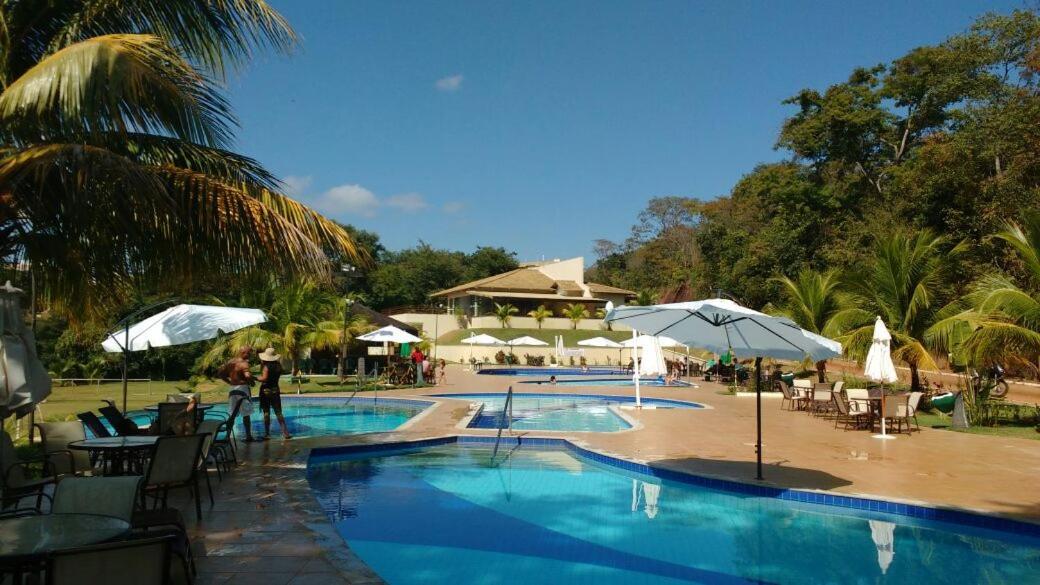 Aldeia Do Lago C204- Com Cozinha , Churrasqueira E Bebidas Liberadas No Parque Aquatico, Internet Banda Larga, Ponto Recarga De Carro Eletrico Caldas Novas Kültér fotó