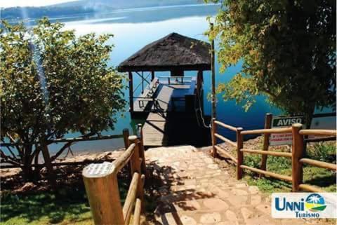 Aldeia Do Lago C204- Com Cozinha , Churrasqueira E Bebidas Liberadas No Parque Aquatico, Internet Banda Larga, Ponto Recarga De Carro Eletrico Caldas Novas Kültér fotó