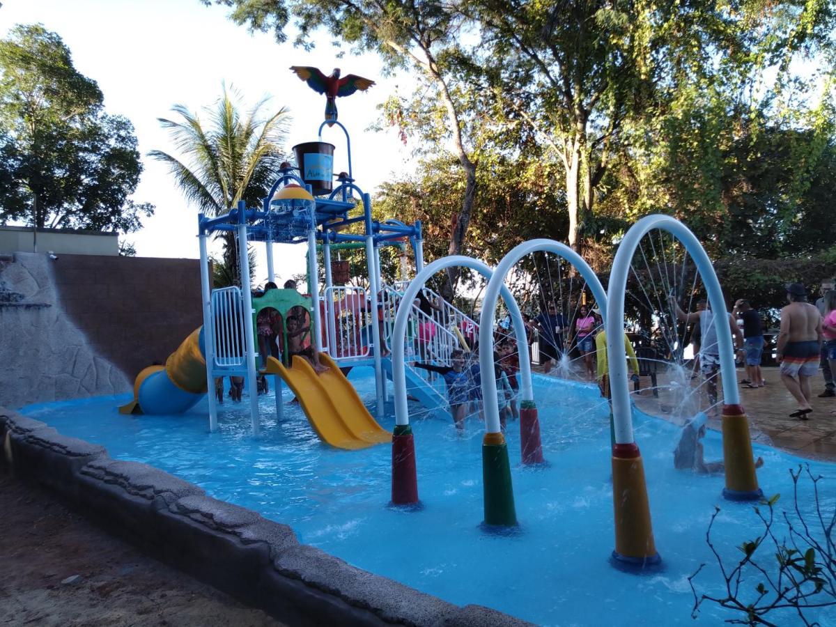 Aldeia Do Lago C204- Com Cozinha , Churrasqueira E Bebidas Liberadas No Parque Aquatico, Internet Banda Larga, Ponto Recarga De Carro Eletrico Caldas Novas Kültér fotó